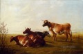 牧草地の牛 農場の動物 牛 トーマス・シドニー・クーパー